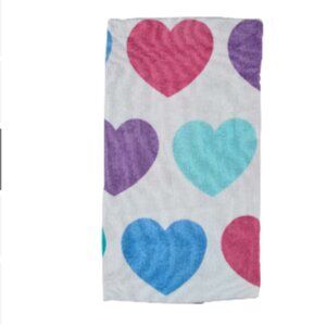 Big Different Colors Hearts Towel